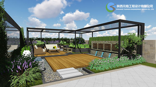 西安软件园屋顶花园