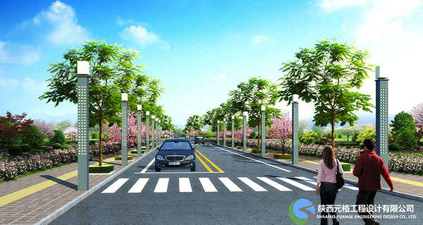 陕西园林绿化-道路绿化设计